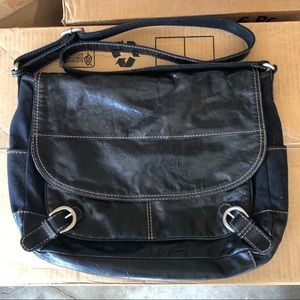 Vintage Fossil Messenger Bag